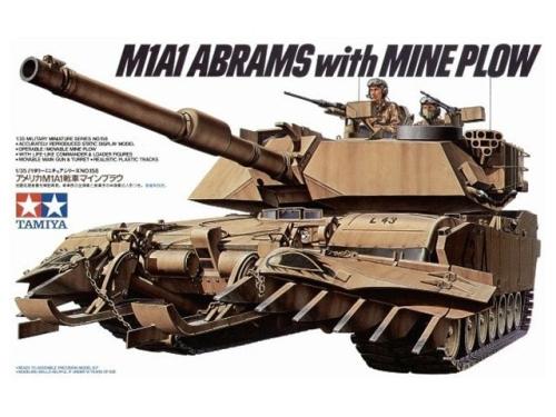 M1A1 Abrams avec charrue de déminage - TAMIYA 35158 - 1/35 -