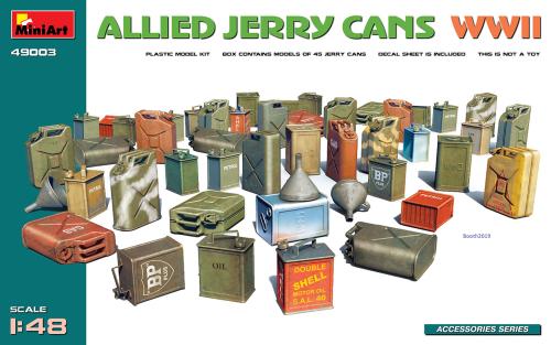 Allied Jerry Cans WW2 1/48 - MINIART 49003