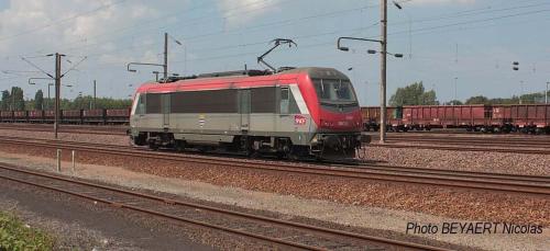 locomotive électrique BB 36012,SNCF,  livrée rouge/gris, Yutz, ép. V, DCC SOUND JOUEF HJ2398S