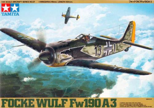 Focke Wulf FW190A3 1/48 TAMIYA 61037