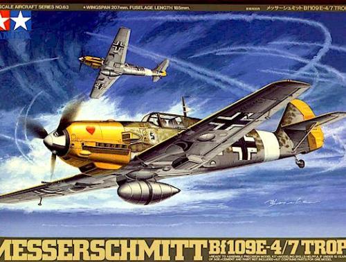 Messerchmitt BF109E-4/7 Trop - TAMIYA 61063 - 1/48 -