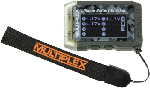 Testeur de batterie 'Lithium' Li-Po, Li-Ion, Li-HV et Li-Fe ROXXY 100957
