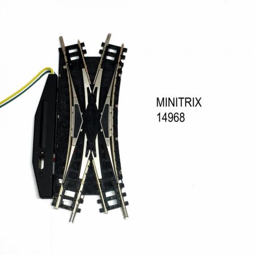 Traversée jonction double motorisée - MINITRIX 14968 - N