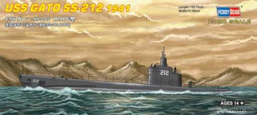 USS GATO SS-212 1941 - 1/700 - HOBBY BOSS 87012