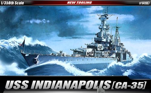 USS Indianapolis CA35 1/350 ACADEMY 14107