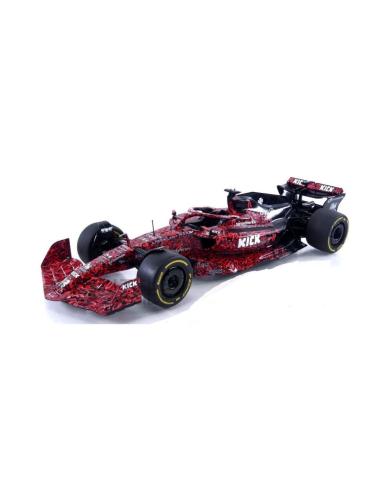 Miniature ALFA ROMEO F1 TEAM X BOOGIE ART CAR BLACK 2023 1/18 SOLIDO S1810203