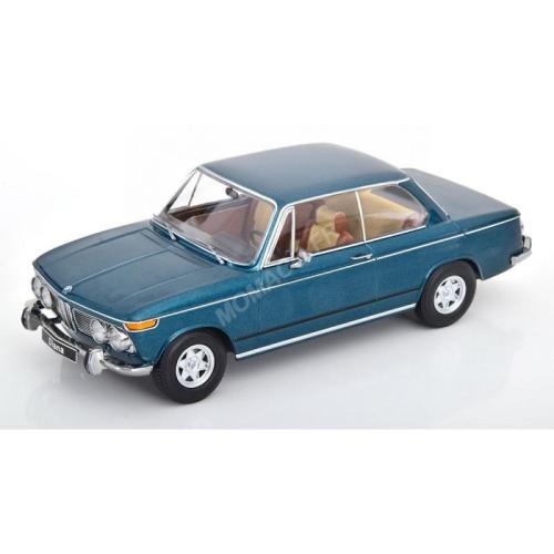 Miniature BMW 2002 Ti Diana 1970 Turquoise Metallisé 1/18 KKScale KKDC181313