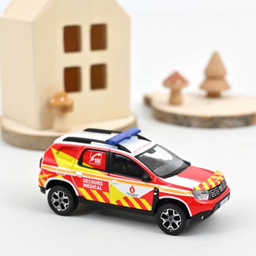 Miniature Dacia Duster 2020 Pompiers-Secours Medical 57 1/43 NOREV 509050