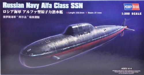 Russian Navy Alfa Class SSN Kit First Look 1/350 HOBBYBOSS 83528