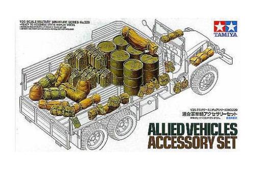 Accessoires véhicules alliés - TAMIYA 35229 - 1/35 -