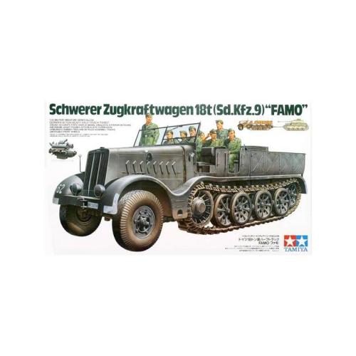 Halftrack Schwerer Zugkraftwagen 18t Sd.Kfz.9 FAMO - TAMIYA 35239 - 1/35 -