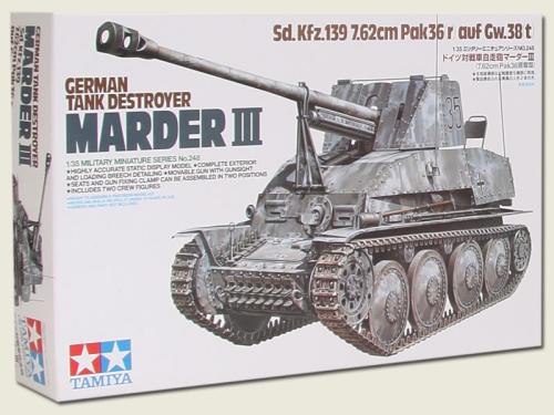 Marder III Sd.Kfz.139 7,62cm Pak36 (r) auf Gw.38t - TAMIYA 35248 - 1/35 -