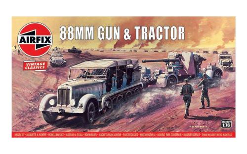 88mm Gun & Tractor - AIRFIX 02303V - 1/76 -