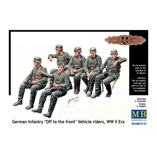 Infanterie allemande Loin du front WWII - MASTER BOX 35137 - 1/35 -