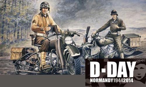Motos U.S D-Day - ITALERI 322 - 1/35 -