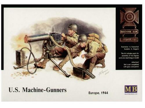 Servants U.S avec mitrailleuse Browning 30mm 1944 - MASTER BOX 3519 - 1/35 -