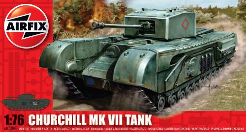 Churchill MK VII tank - AIRFIX 01304V - 1/76 -