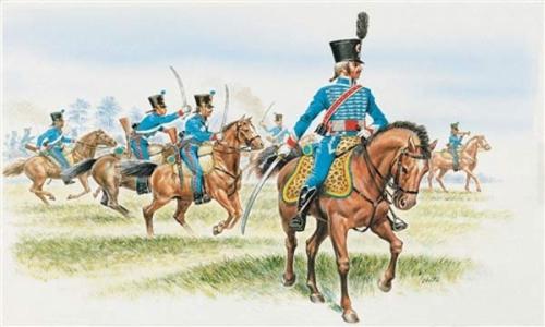 Cavalerie hussards français - ITALERI 6008 - 1/72