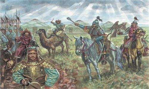 Cavalerie mongole - ITALERI 6124 - 1/72