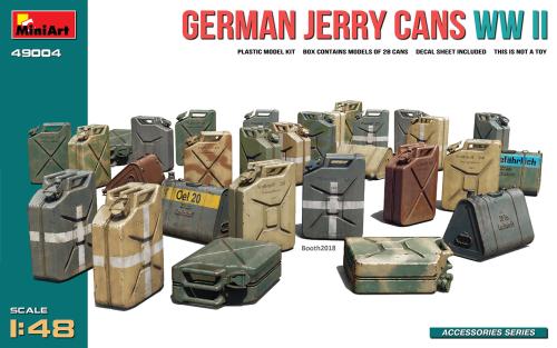 Jerrycans allemands WWII 1/48 - MINIART 49004