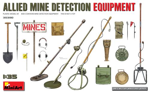 Matériel de détection des mines Alliés 1/35 - MINIART 35390