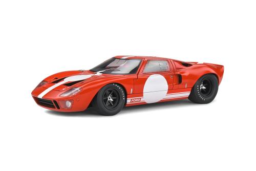 Ford GT40 Mk.1 1968 Red Racing - SOLIDO S1803005 - 1/18