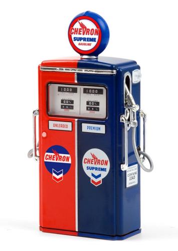 Pompe à essence double Chevron 1/18 GREENLIGHT 14090-C