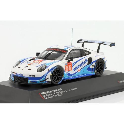 Miniature PORSCHE 911 RSR N°56 Cairoli/Perfetti/Ten Voorde mentos Le Mans 2020 1/43 IXO LE43054