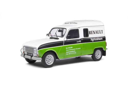 Renault 4L F4 Renault Agriculture blanc et vert 1988 1/18 - SOLIDO S1802205