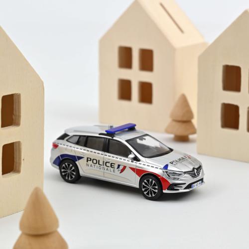 Miniature Renault Megane Sport Tourer 2022 Police Nationale 1/43 NOREV 517694