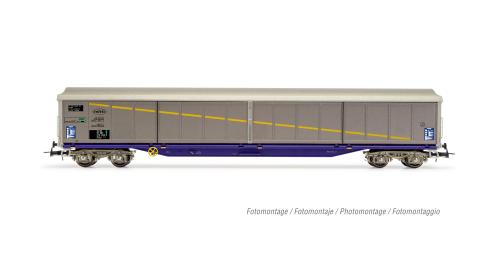 wagon à parois coulissantes 4 essieux Habis, «Volvic», ép. V - SNCF - JOUEF HJ6245 - HO - NEW 2022