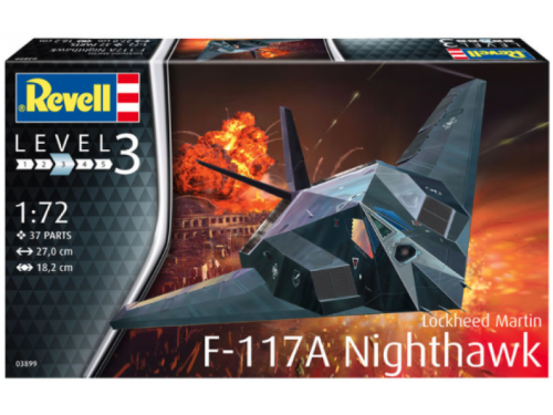 F-117A Nighthawk lockheed Martin - REVELL 03899 - 1/72 -