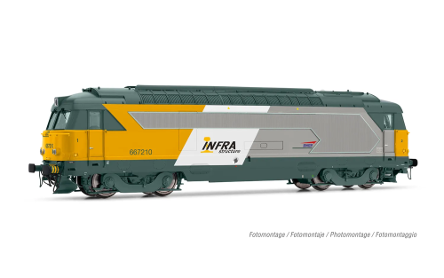 Locomotive diesel BB 67210 - Digitale sonore - ép. V - JOUEF HJ2448S - SNCF HO - NEW 2024